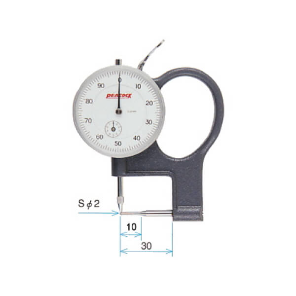 Đồng hồ đo độ dày ống Peacock P-1