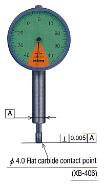 Đồng hồ so cơ khí một vòng đo loại nhỏ Peacock Z series 47Z