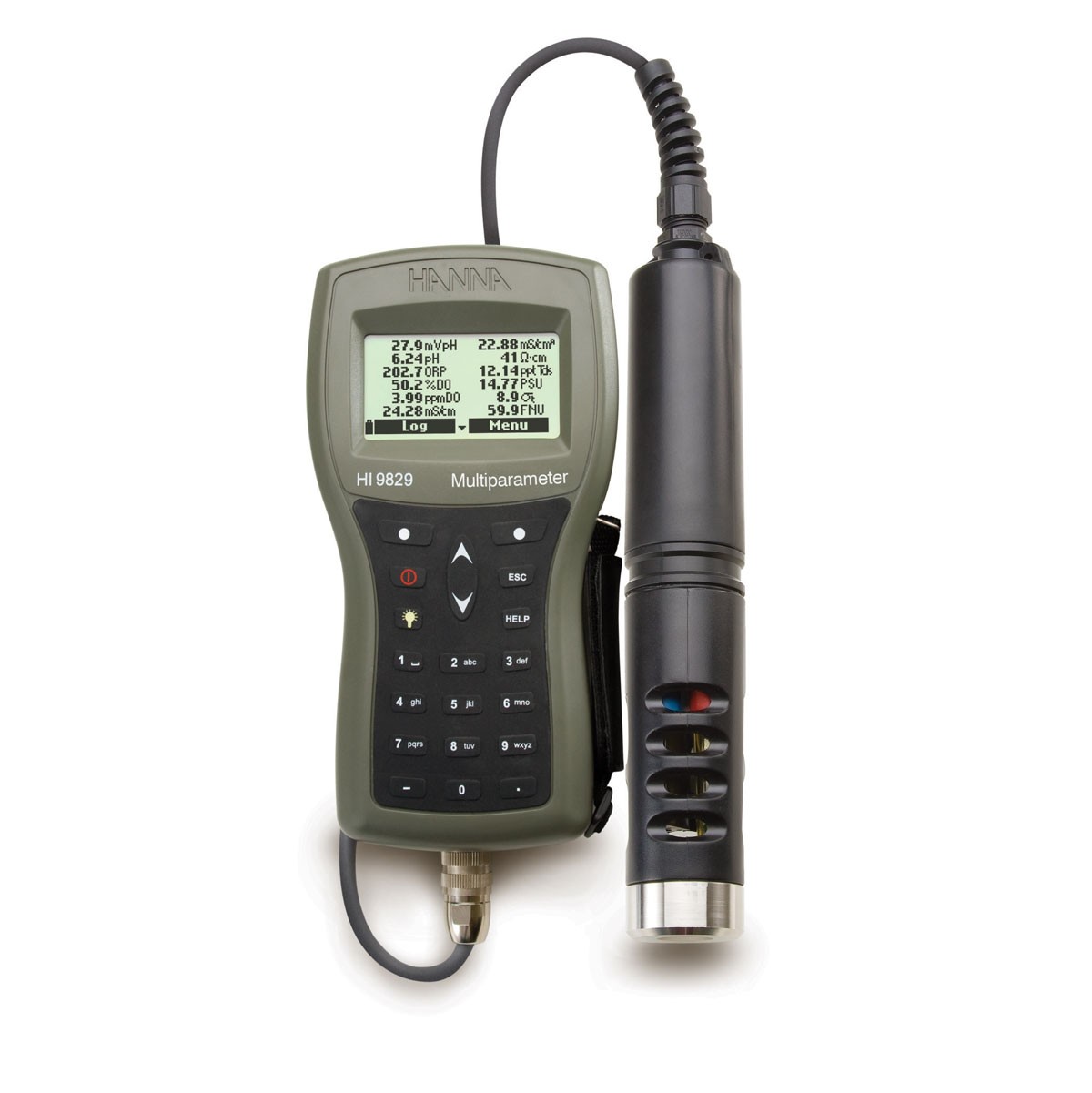 Máy Đo pH/ISE/EC/DO/Độ Đục Chống Thấm Nước Có GPS HI9829