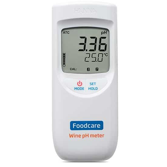 Máy đo pH và nhiệt độ trong nước ép và rượu nho Hanna HI99111