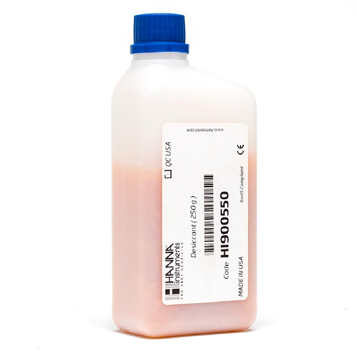 Phụ kiện cho máy chuẩn độ độ ẩm HI933-02: Chất hút ẩm silica gel HI900550, 250 gram/chai (Hàng mới 100%) HI900550