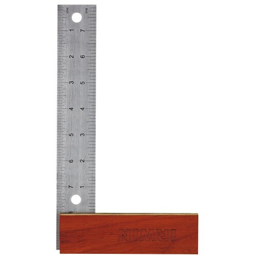 Thước ke góc vuông cán gỗ 20 cm IRWIN 1794472