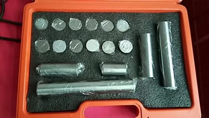 5 bước Inch và milimet Bước khối tham chiếu nêm để kiểm tra siêu âm