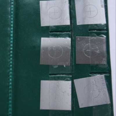 Asme V T764.2 Kiểm tra hạt từ tính Máy tính bảng độ nhạy rãnh nhân tạo tròn