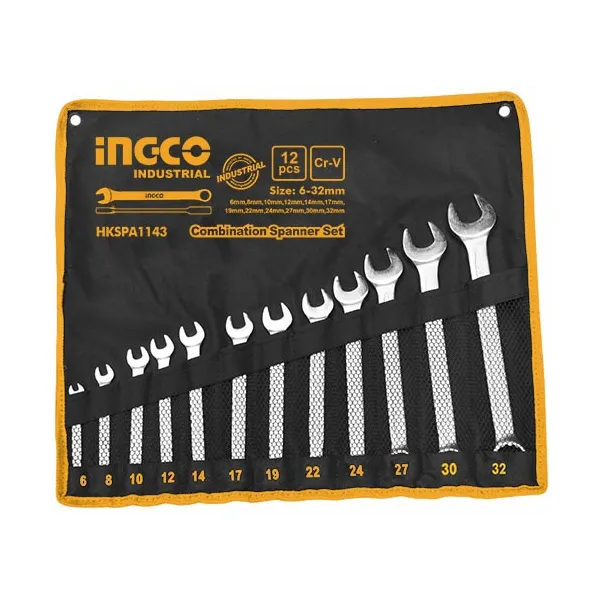 Bộ 12 cờ lê vòng miệng INGCO HKSPA1143