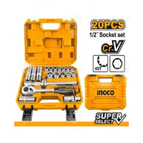 Bộ 20 đầu tuýp INGCO HKTS12201