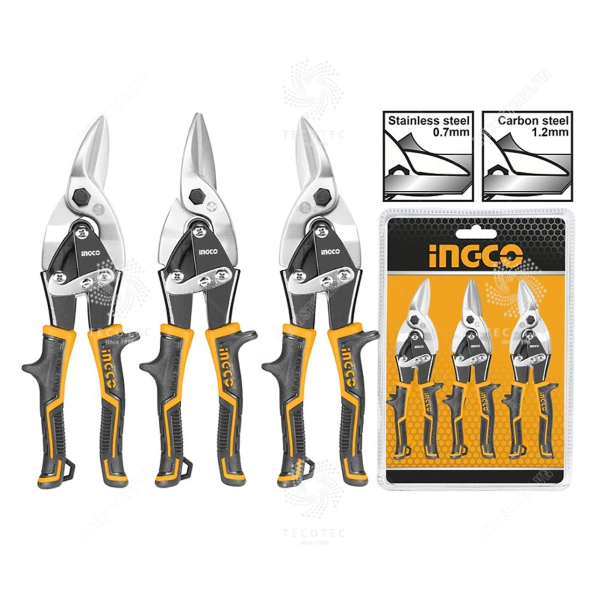 Bộ 3 kéo cắt tôn INGCO HTSNK0110