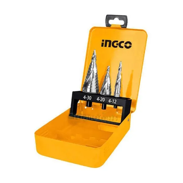 Bộ 3 mũi khoan chóp nón INGCO AKSDS0302