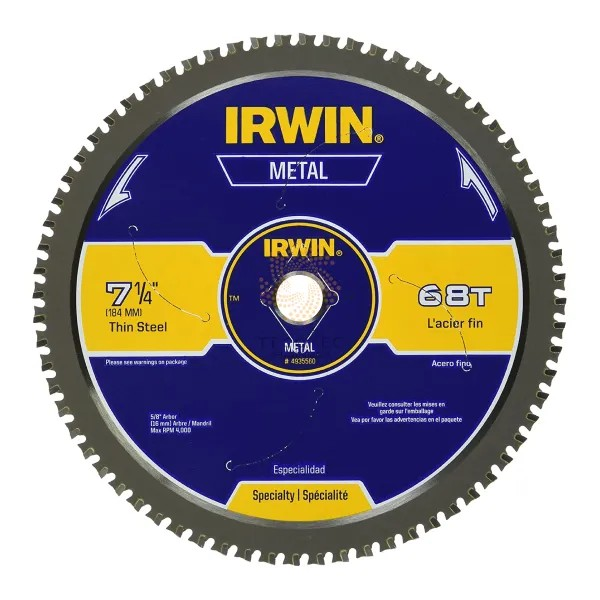 Bộ 5 lưỡi cắt kim loại 68 răng IRWIN 4935560