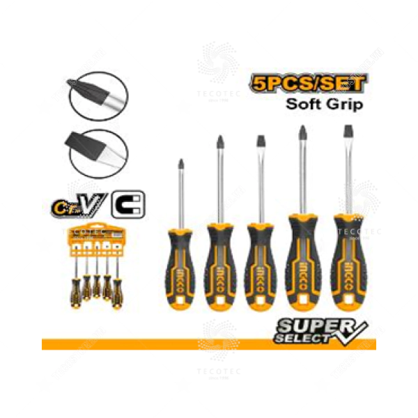 Bộ 5 tua vít INGCO HKSD0528