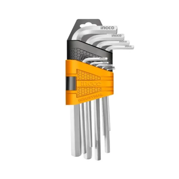 Bộ 9 chìa lục giác đầu tròn INGCO HHK12091