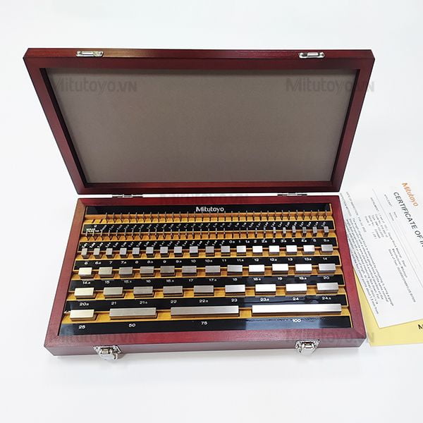 Bộ căn mẫu Mitutoyo chữ nhật hệ mét/inch series 516
