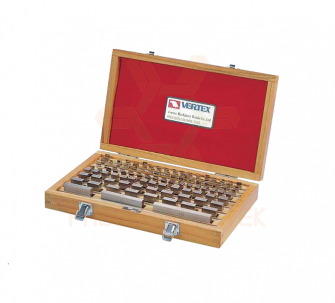 Bộ căn mẫu phẳng bằng thép Vertex VGB-87
