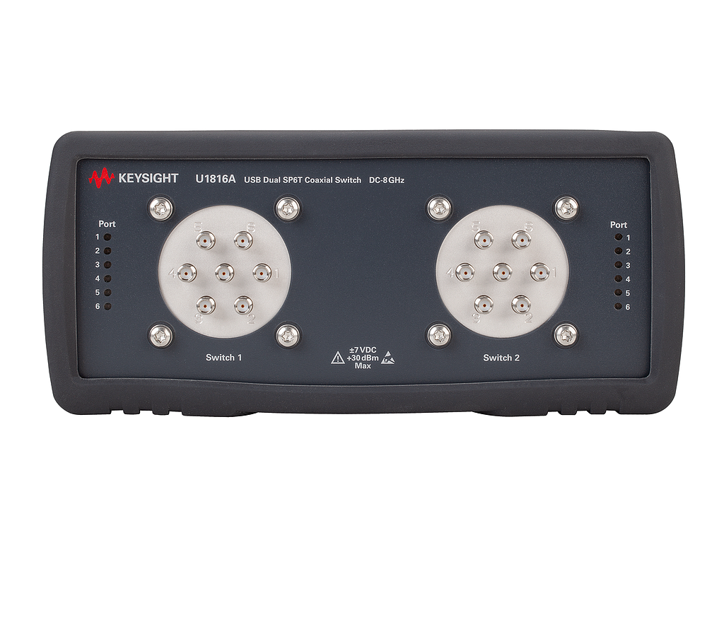 Bộ chuyển mạch kiểu USB KEYSIGHT U1816A (DC ~ 8 GHz, Dual SP6T)