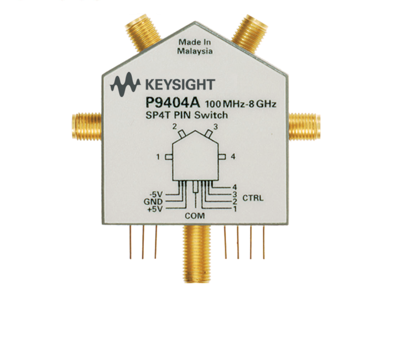 Bộ chuyển mạch PIN Diode KEYSIGHT P9404C (100 MHz ~ 18 GHz, SP4T)
