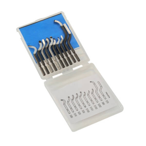 Bộ dao gọt bavia đa năng 10 món Noga BS9999