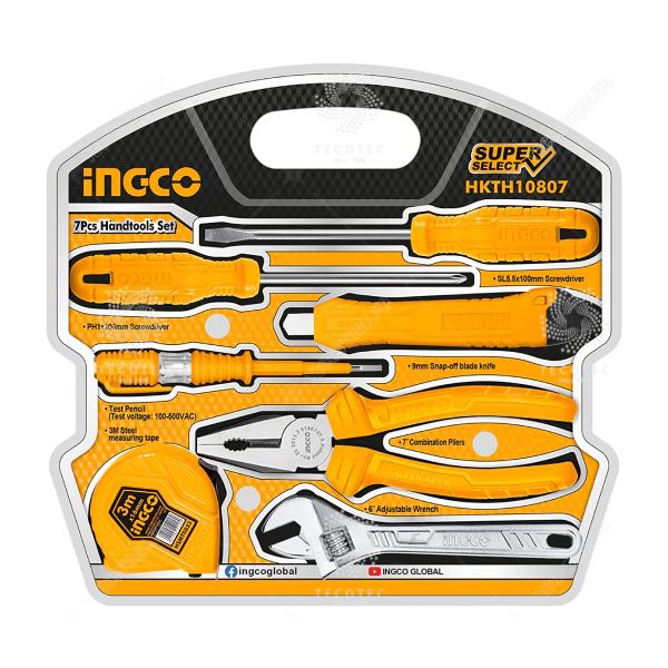Bộ đồ nghề gia đình 7 chi tiết INGCO HKTH10807