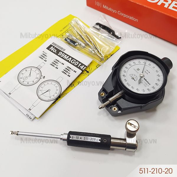 Bộ đồng hồ đo lỗ Mitutoyo 511-210-20 (6-10mm)