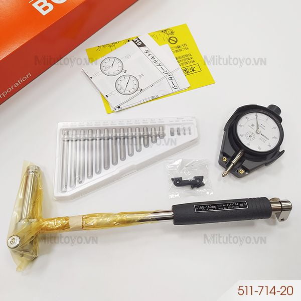 Bộ đồng hồ đo lỗ Mitutoyo 511-714-20 (100 - 160mm)