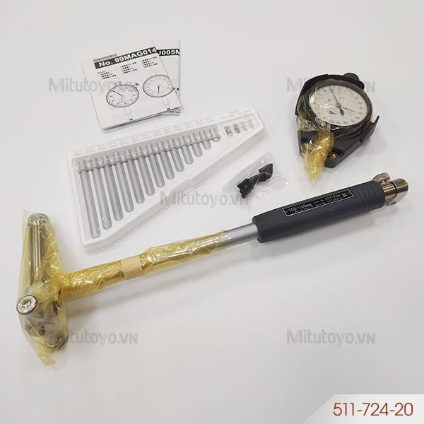 Bộ đồng hồ đo lỗ Mitutoyo 511-724-20 (100-160mm)