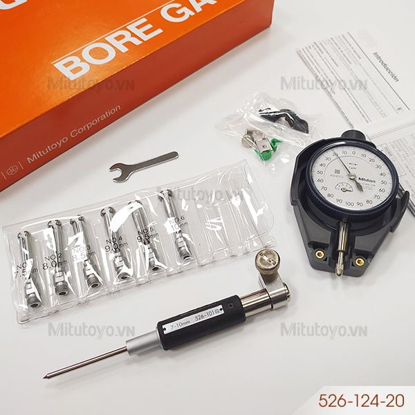 Bộ đồng hồ đo lỗ nhỏ Mitutoyo 526-124-20 (7-10mm)