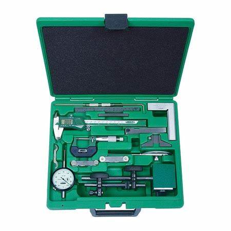 Bộ dụng cụ đo cơ khí chính xác 13 chi tiết Insize 5014