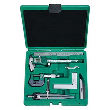 Bộ dụng cụ đo cơ khí chính xác 6 chi tiết Insize 5062