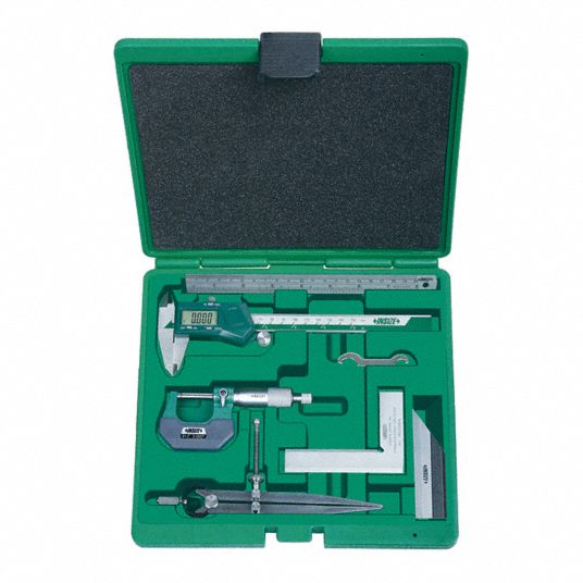 Bộ dụng cụ đo cơ khí chính xác 6 chi tiết Insize 5063-2