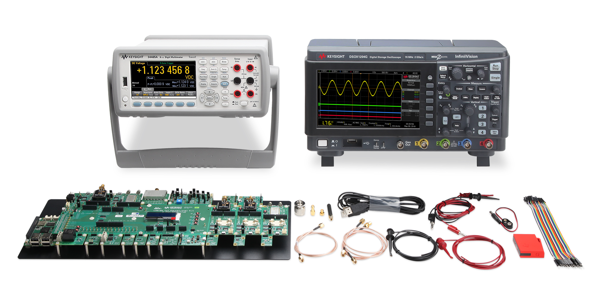 Bộ kit học thiết kế hệ thống IoT KEYSIGHT U3814A