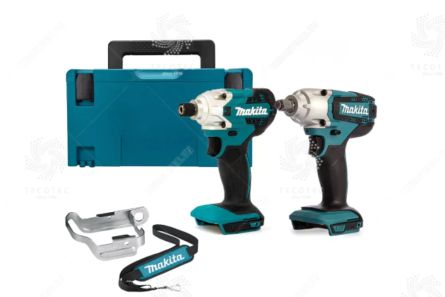 Bộ máy vặn vít và máy siết bu lông dùng pin Makita DLX2461Z