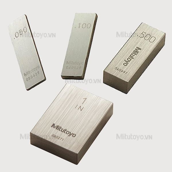 Căn mẫu Mitutoyo hình chữ nhật hệ inch riêng lẻ