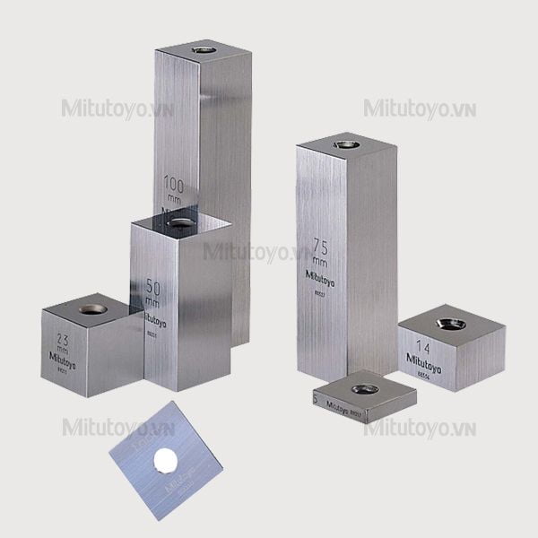 Căn mẫu Mitutoyo hình vuông hệ mét/inch riêng lẻ