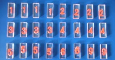 Cơ sở acrylic Thư chì Băng chì / Máy đánh dấu chì từ tính Phê duyệt ISO