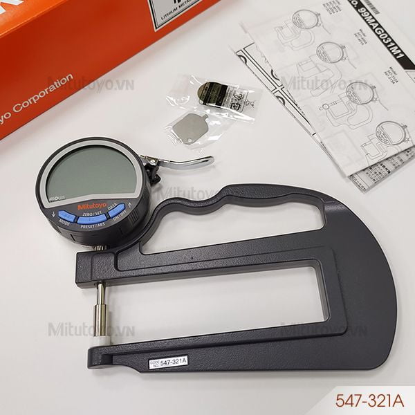 Đồng hồ đo độ dày điện tử Mitutoyo 547-321A (0-10mm)
