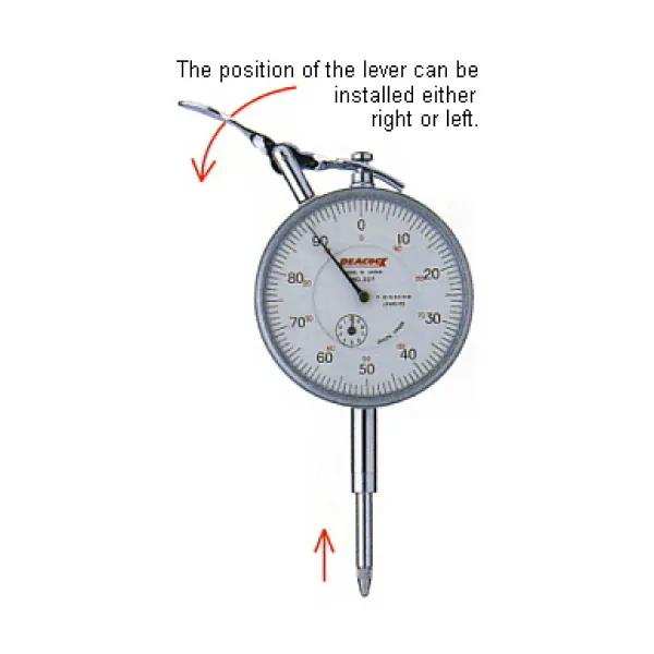 Đồng hồ so cơ khí hành trình dài Peacock 207F-PL