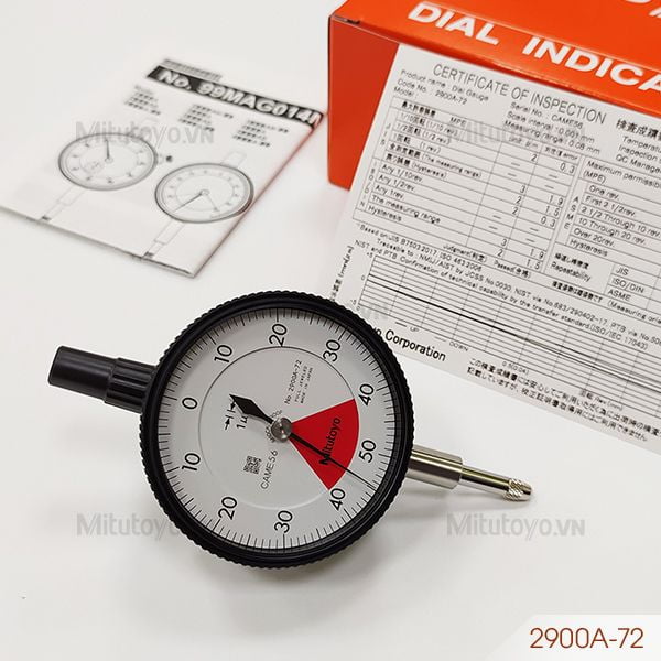 Đồng hồ so cơ khí Mitutoyo 2900A-72 (0-0.08mm)