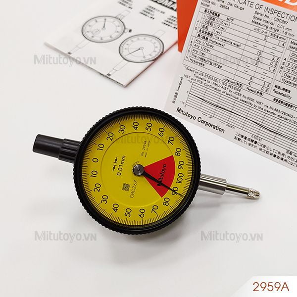 Đồng hồ so cơ khí Mitutoyo 2959A (0-1.6mm)