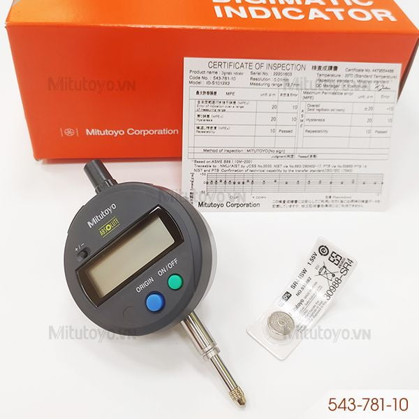 Đồng hồ so điện tử Mitutoyo 543-781-10 (0-12.7mm)