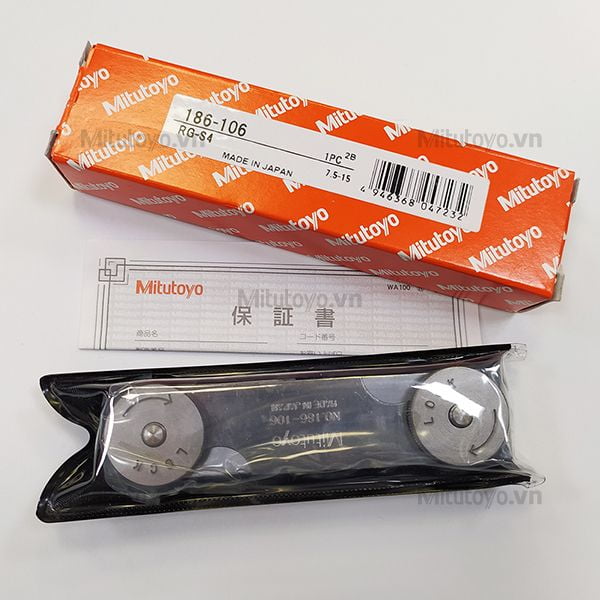 Dưỡng đo bán kính 32 lá Mitutoyo 186-106 (7.5-15mm)