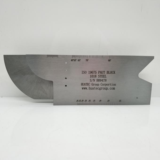 Iso / Dis 19675 Khối hiệu chuẩn siêu âm Paut Thép carbon 1018