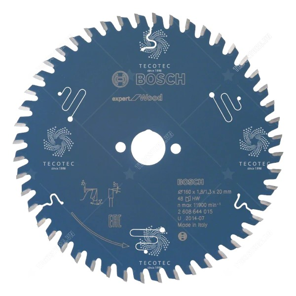 Lưỡi cưa gỗ 60 răng Bosch 2608642972