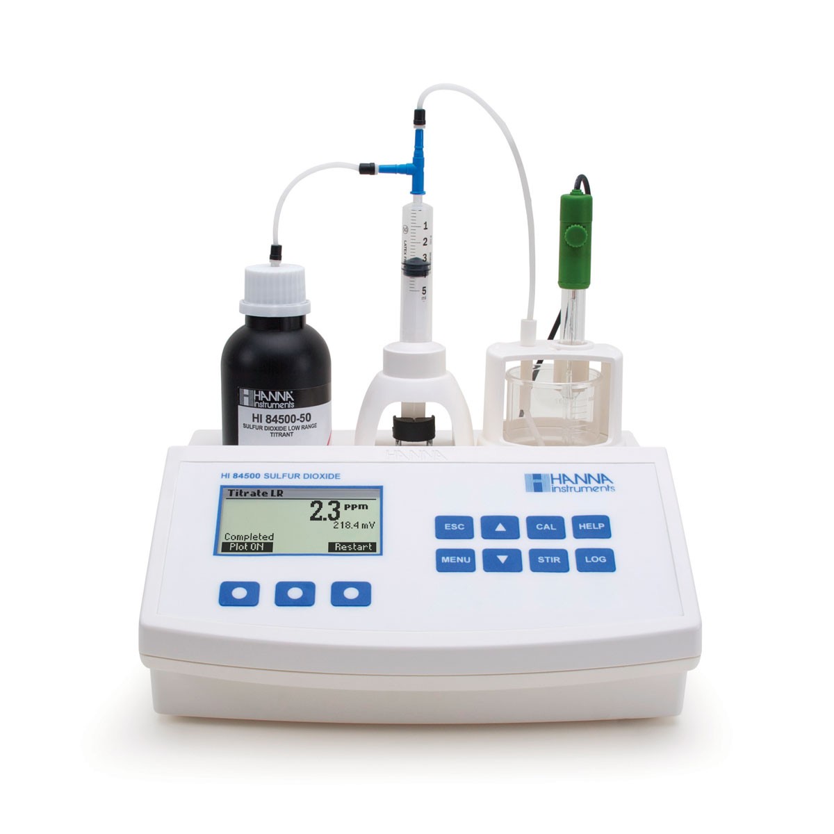 Máy Chuẩn Độ Mini Sulfua Dioxit Trong Rượu HI84500