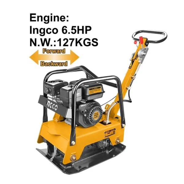 Máy đầm nén bê tông dùng xăng INGCO GCP125-2