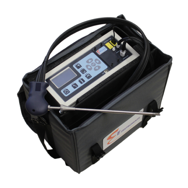 Máy đo khí đốt và khí thải công nghiệp di động E8500 Plus