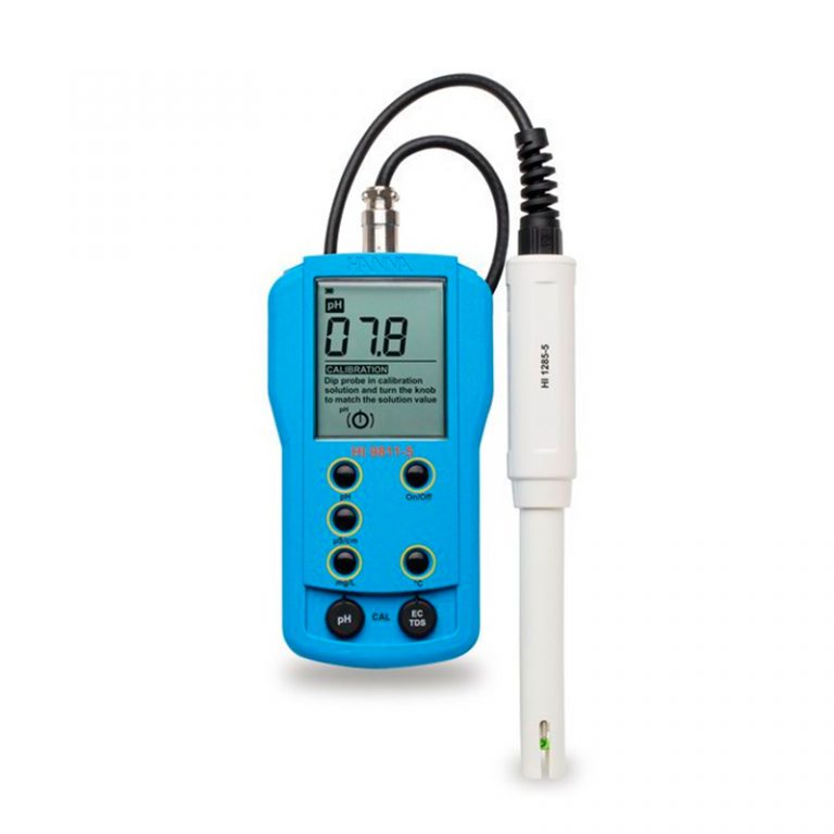 Máy đo nhiệt độ/pH/EC/TDS thang thấp Hanna HI9811-5