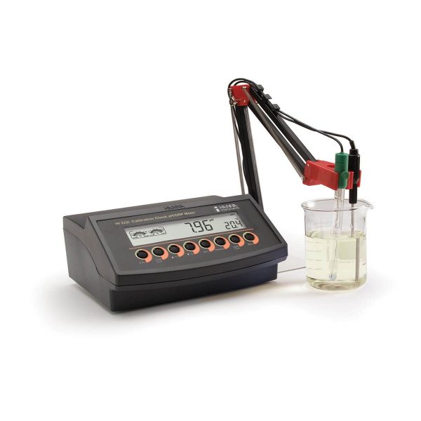 Máy đo ph/ORP/Nhiệt độ có CAL Check Hanna HI2221-02