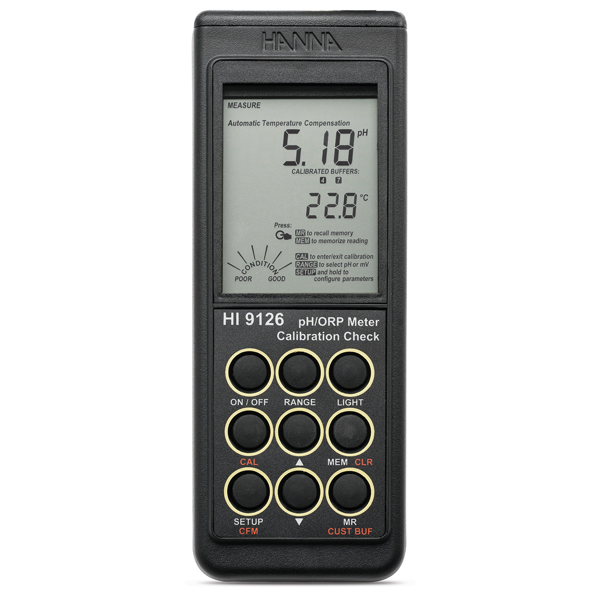 Máy đo pH/ORP/Nhiệt độ có CAL Check Hanna HI9126