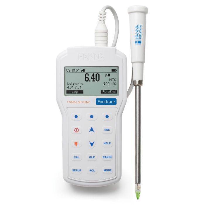 Máy đo pH và nhiệt độ trong pho mát Hanna HI98165