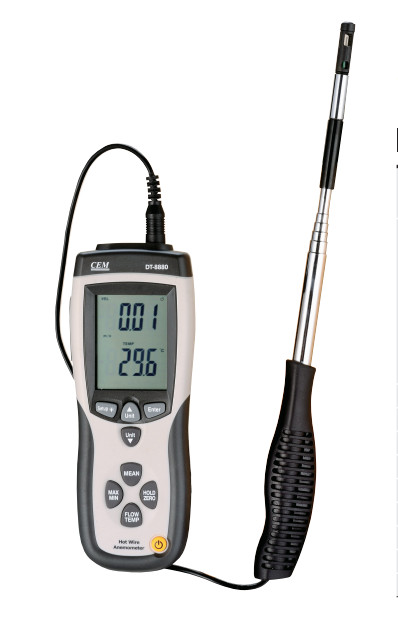 Máy đo tốc độ lưu lượng gió CEM DT-8880
