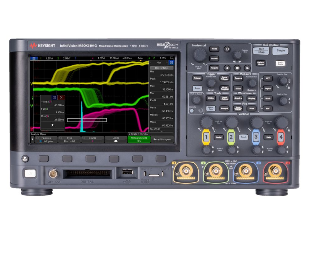 Máy hiện sóng số KEYSIGHT DSOX3054G (4-CH; 500MHz; w/ Wavegen)